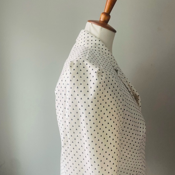 J. Crew White and Black Geometric Blazer - Picture 5 of 10